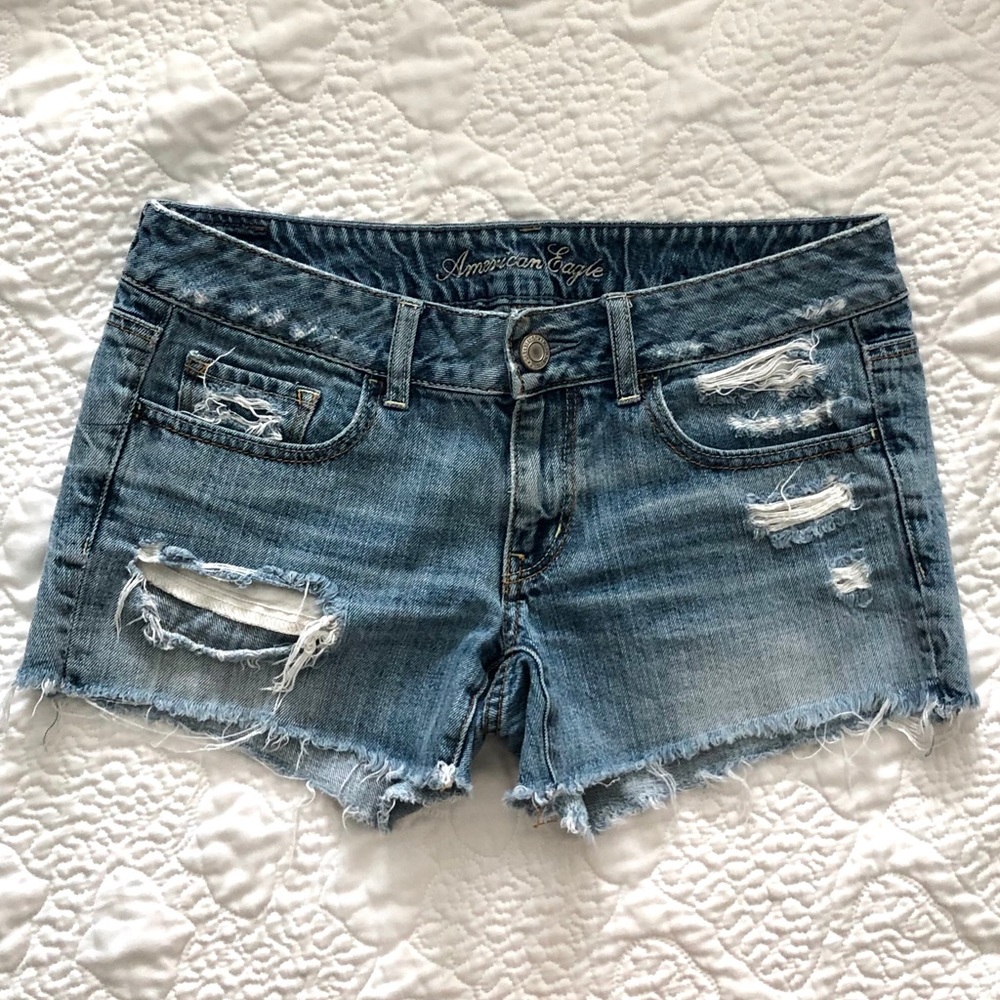 Cut Off Denim Shorts